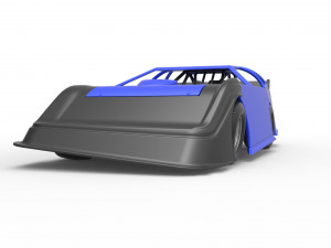 Super Dirt Late model Scale 1 to 25 3D Print Model