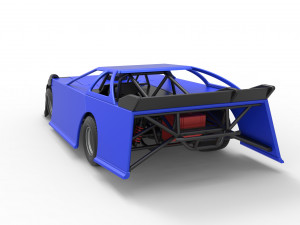 Super Dirt Late model Scale 1 to 25 3D Print Model
