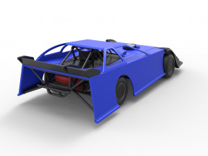 Super Dirt Late model Scale 1 to 25 3D Print Model