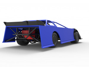 Super Dirt Late model Scale 1 to 25 3D Print Model