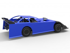 Super Dirt Late model Scale 1 to 25 3D Print Model