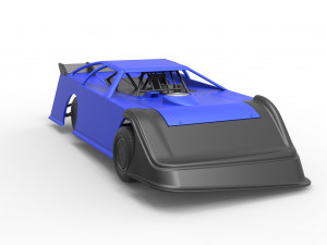 Super Dirt Late model Scale 1 to 25 3D Print Model