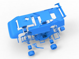 Super Dirt Late model Scale 1 to 25 3D Print Model