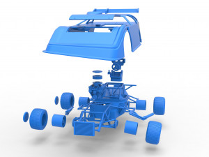 Super Dirt Late model Scale 1 to 25 3D Print Model