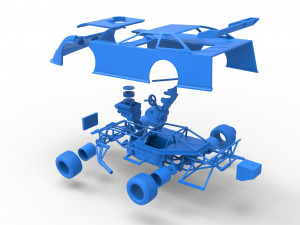 Super Dirt Late model Scale 1 to 25 3D Print Model