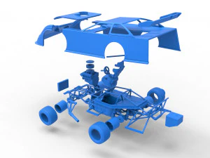 Super Dirt Late model Scale 1 to 25 3D Print Model