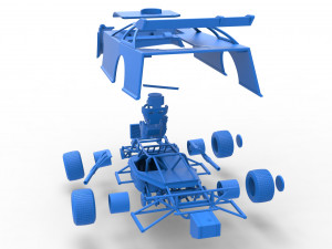 Super Dirt Late model Scale 1 to 25 3D Print Model
