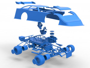 Super Dirt Late model Scale 1 to 25 3D Print Model