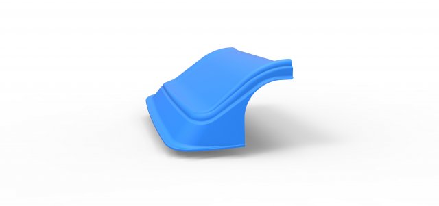 Nose for Super Dirt Late model Scale 1 to 25 3D प्रिंट मॉडल .c4d .max .obj .3ds .fbx .stl .blend 