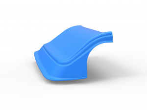 Nose for Super Dirt Late model Scale 1 to 25 3D Принт Модель