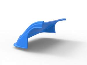 Nose for Super Dirt Late model Scale 1 to 25 3D प्रिंट मॉडल