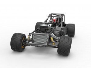 Super Dirt Late model Base Scale 1 to 25 3D प्रिंट मॉडल
