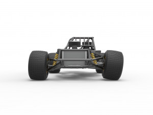 Super Dirt Late model Base Scale 1 to 25 3D प्रिंट मॉडल