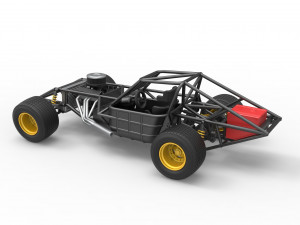 Super Dirt Late model Base Scale 1 to 25 3D प्रिंट मॉडल