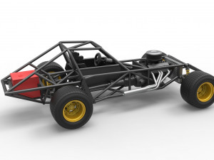 Super Dirt Late model Base Scale 1 to 25 3D प्रिंट मॉडल