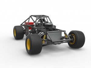 Super Dirt Late model Base Scale 1 to 25 3D प्रिंट मॉडल