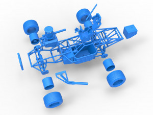 Super Dirt Late model Base Scale 1 to 25 3D प्रिंट मॉडल