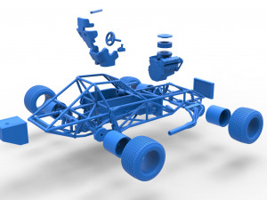 Super Dirt Late model Base Scale 1 to 25 3D प्रिंट मॉडल