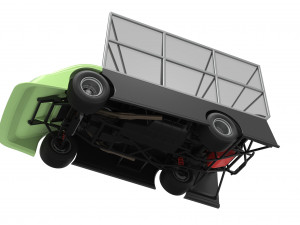 Super Dirt Late model with side wing Scale 1 to 25 3D Принт Модель