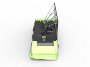 Super Dirt Late model with side wing Scale 1 to 25 3D Принт Модель