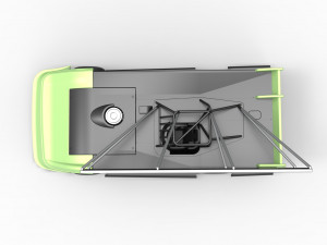 Super Dirt Late model with side wing Scale 1 to 25 3D Принт Модель