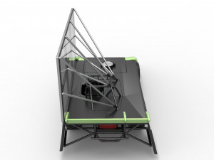 Super Dirt Late model with side wing Scale 1 to 25 3D Принт Модель
