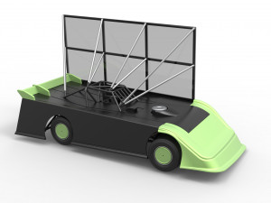 Super Dirt Late model with side wing Scale 1 to 25 3D Принт Модель