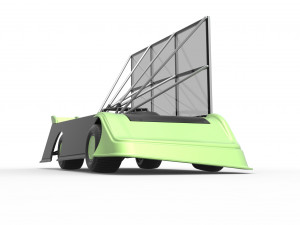 Super Dirt Late model with side wing Scale 1 to 25 3D Принт Модель