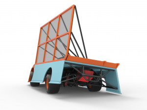 Super Dirt Late model with side wing while turning Scale 1 to 25 Model Cetak 3D