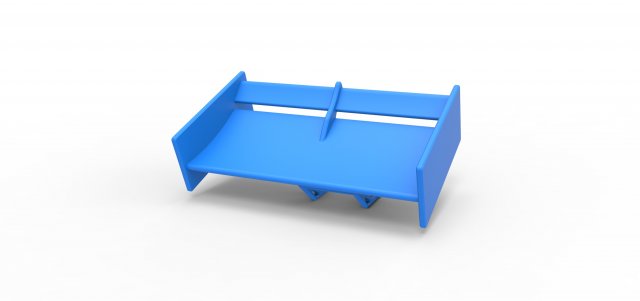 Wing of Supermodified front engine race car Scale 1 to 25 Model Cetak 3D .c4d .max .obj .3ds .fbx .stl .blend 
