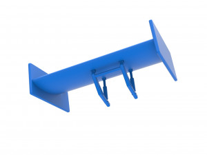 Wing of Supermodified front engine race car Scale 1 to 25 Model Cetak 3D