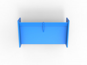 Wing of Supermodified front engine race car Scale 1 to 25 Model Cetak 3D