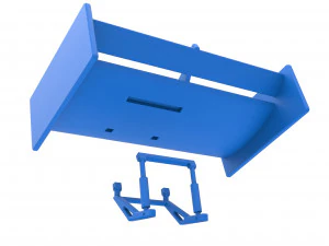 Wing of Supermodified front engine race car Scale 1 to 25 3D Print Model