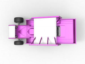 Northeast Outlaw Dirt Modified stock car V2 Scale 1 to 25 Model do druku 3D
