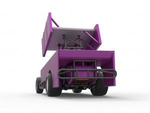 Northeast Outlaw Dirt Modified stock car V2 Scale 1 to 25 Model do druku 3D