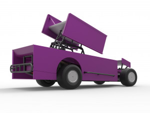 Northeast Outlaw Dirt Modified stock car V2 Scale 1 to 25 Model do druku 3D