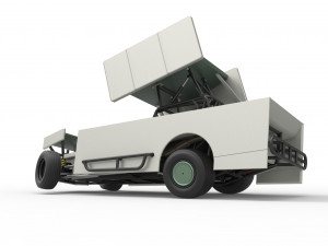 Northeast Outlaw Dirt Modified stock car V2 while turning Scale 1 to 25 3D printmodel