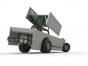 Northeast Outlaw Dirt Modified stock car V2 while turning Scale 1 to 25 3D Print Model