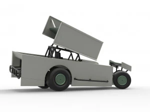 Northeast Outlaw Dirt Modified stock car V2 while turning Scale 1 to 25 3D Print Model