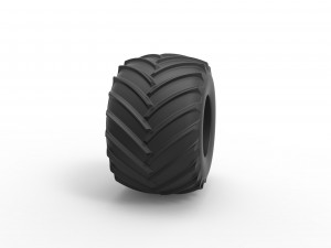 Monster Jam tire 32 Scale 1 to 25 Model do druku 3D