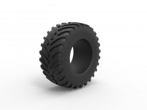 Tractor tire 28 Scale 1 to 25 3D प्रिंट मॉडल