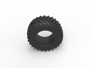 Tractor tire 28 Scale 1 to 25 3D प्रिंट मॉडल