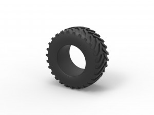 Tractor tire 28 Scale 1 to 25 3D प्रिंट मॉडल