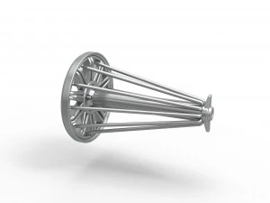 Plaatrandinzetstuk Versie 4 Schaal 1 tot 25 3D printmodel