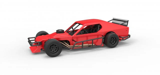 Asphalt Modified stock car Version 2 Scale 1 to 25 3D Print Model .c4d .max .obj .3ds .fbx .stl .blend