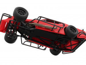 Asphalt Modified stock car Version 2 Scale 1 to 25 Model do druku 3D