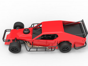 Asphalt Modified stock car Version 2 Scale 1 to 25 Model do druku 3D