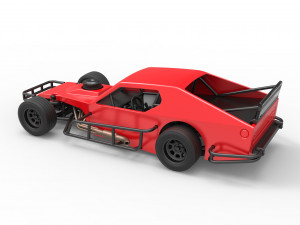 Asphalt Modified stock car Version 2 Scale 1 to 25 Model do druku 3D