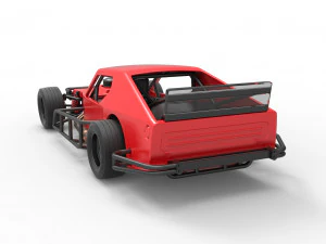 Asphalt Modified stock car Version 2 Scale 1 to 25 3D Print Model