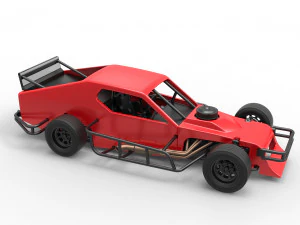 Asphalt Modified stock car Version 2 Scale 1 to 25 3D Print Model